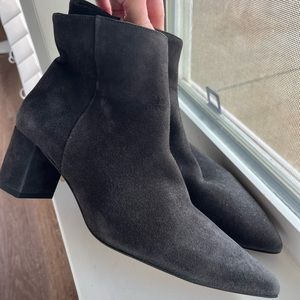 New L’AGENCE suede booties